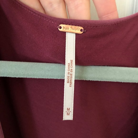 Free People Mauve Pink V-Neck Dress - Picture 9 of 10